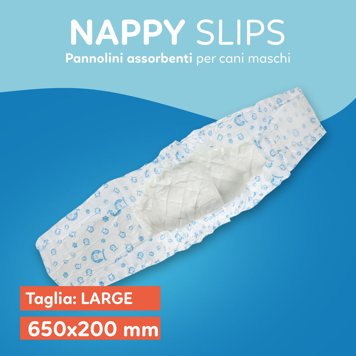 AQPET FRIENDS Nappy Slips Pannolini A Fascia Per Cani Maschi 36 Pezzi Assorbenti Igiene Quotidiana