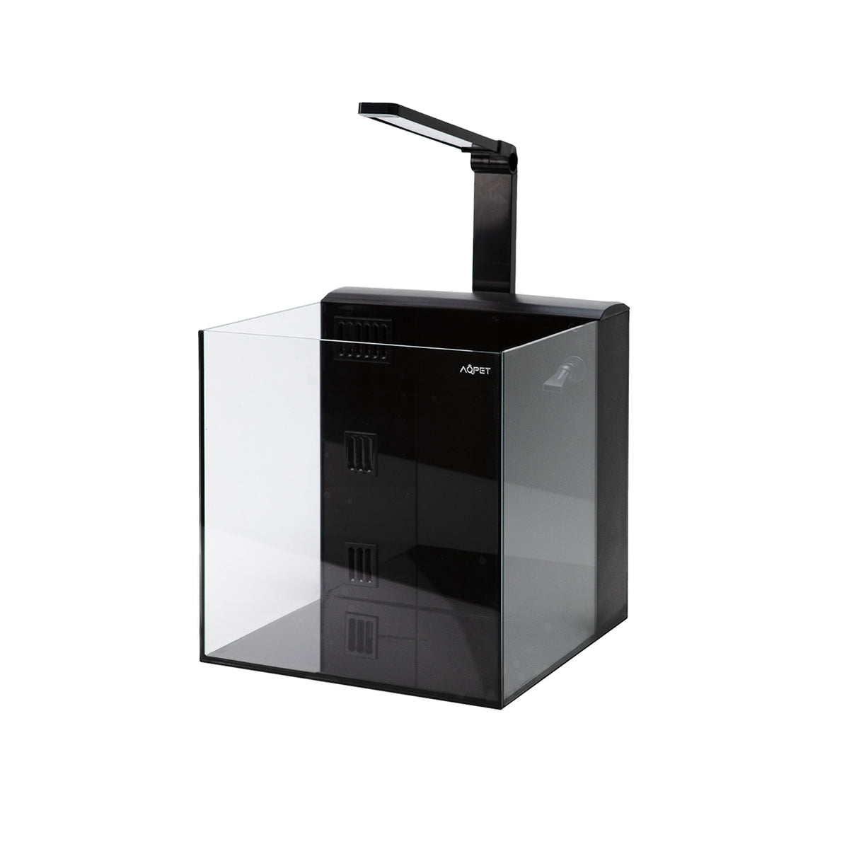 AQPET KUBIC 30 REAR NERO - CON FILTRO POSTERIORE - 30X30X30 CM 5MM
