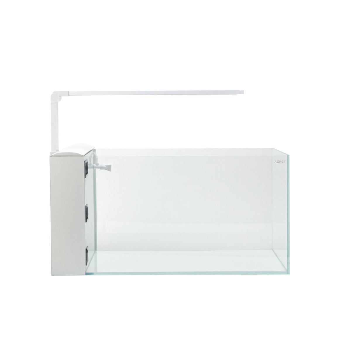 AQPET AQUA 60 REAR BIANCO - CON FILTRO POSTERIORE - 60X30X30 CM 6 MM