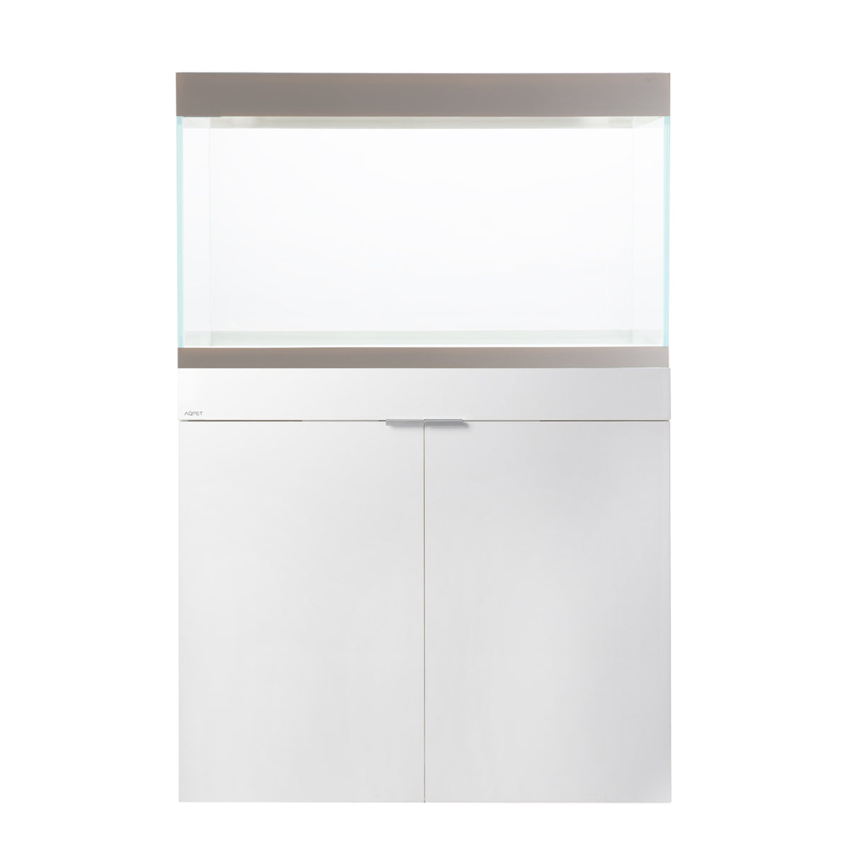 AQPET ACQUARIO RIVERIUM PLUS 90X50X55 H - 10 MM EXT. - CON LUCE LED, FILTRO ESTERNO E SUPPORTO BIANCO