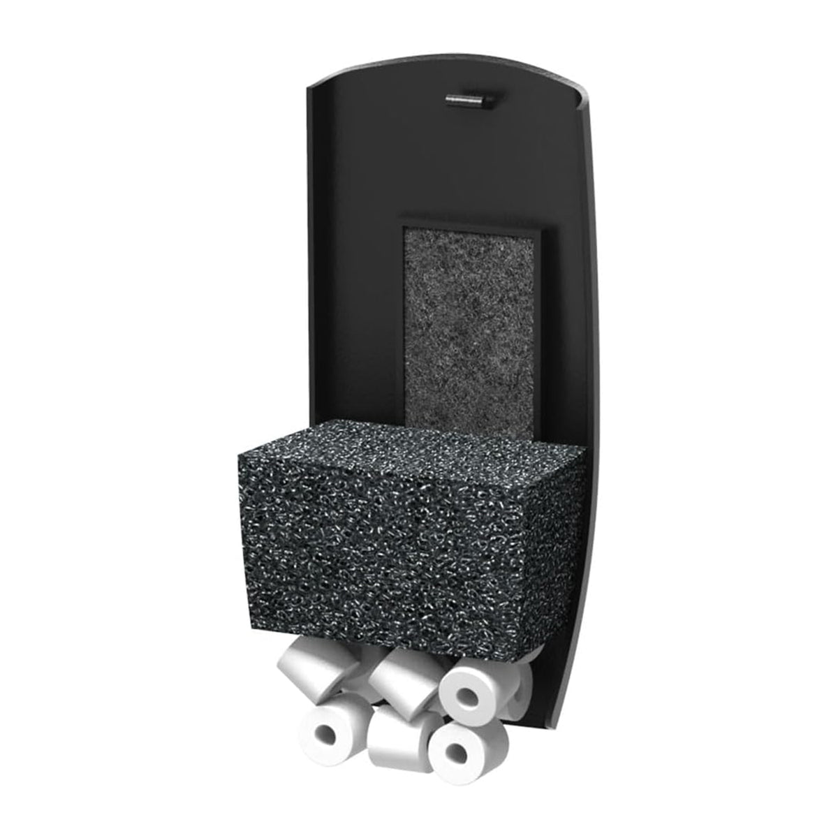 AQPET ACQUARIO SIMPLY LED 30 NERO COMPLETO LUCE E FILTRO - 39X22X30 H CM