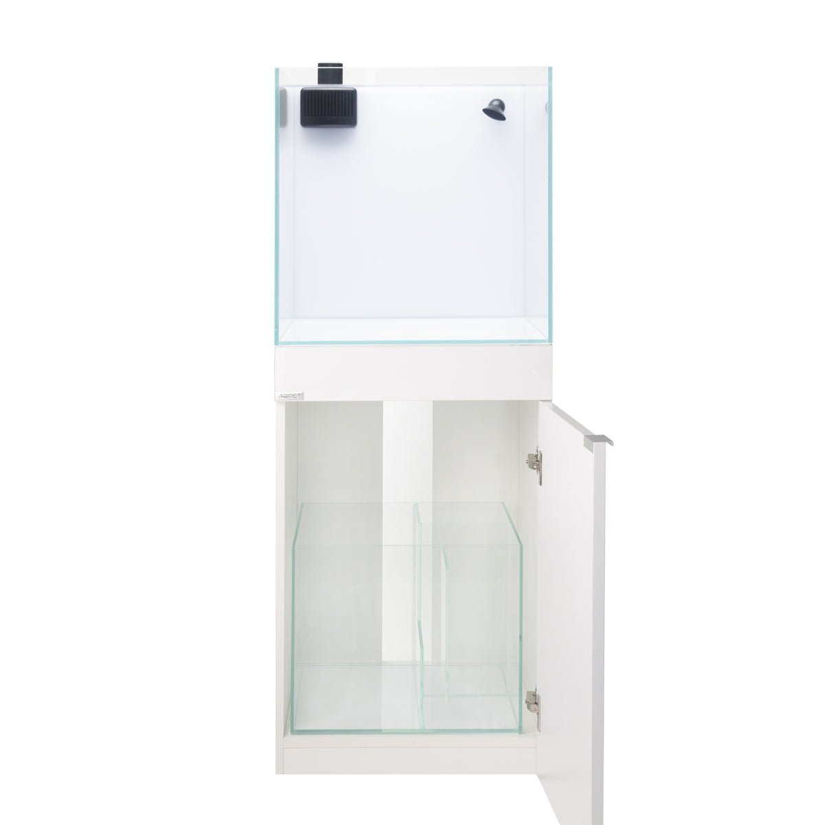 AQPET KIT ACQUARIO KUBIC 50 REEF IN VETRO EXTRACHIARO COLORE TORTORA