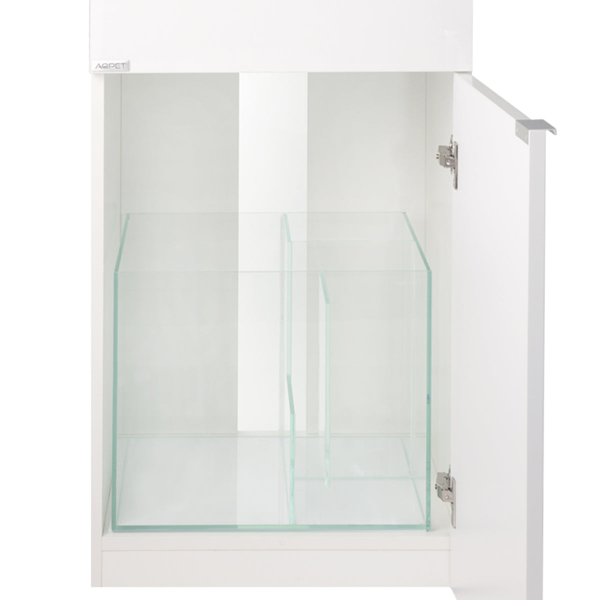 AQPET KIT ACQUARIO KUBIC 50 REEF IN VETRO EXTRACHIARO COLORE BIANCO