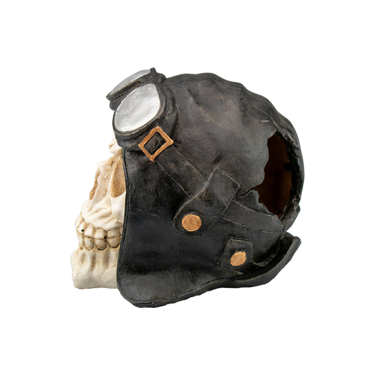 AQPET DECORART DECORI PER ACQUARI MOD. BIKER SKULL 13.5*11*12