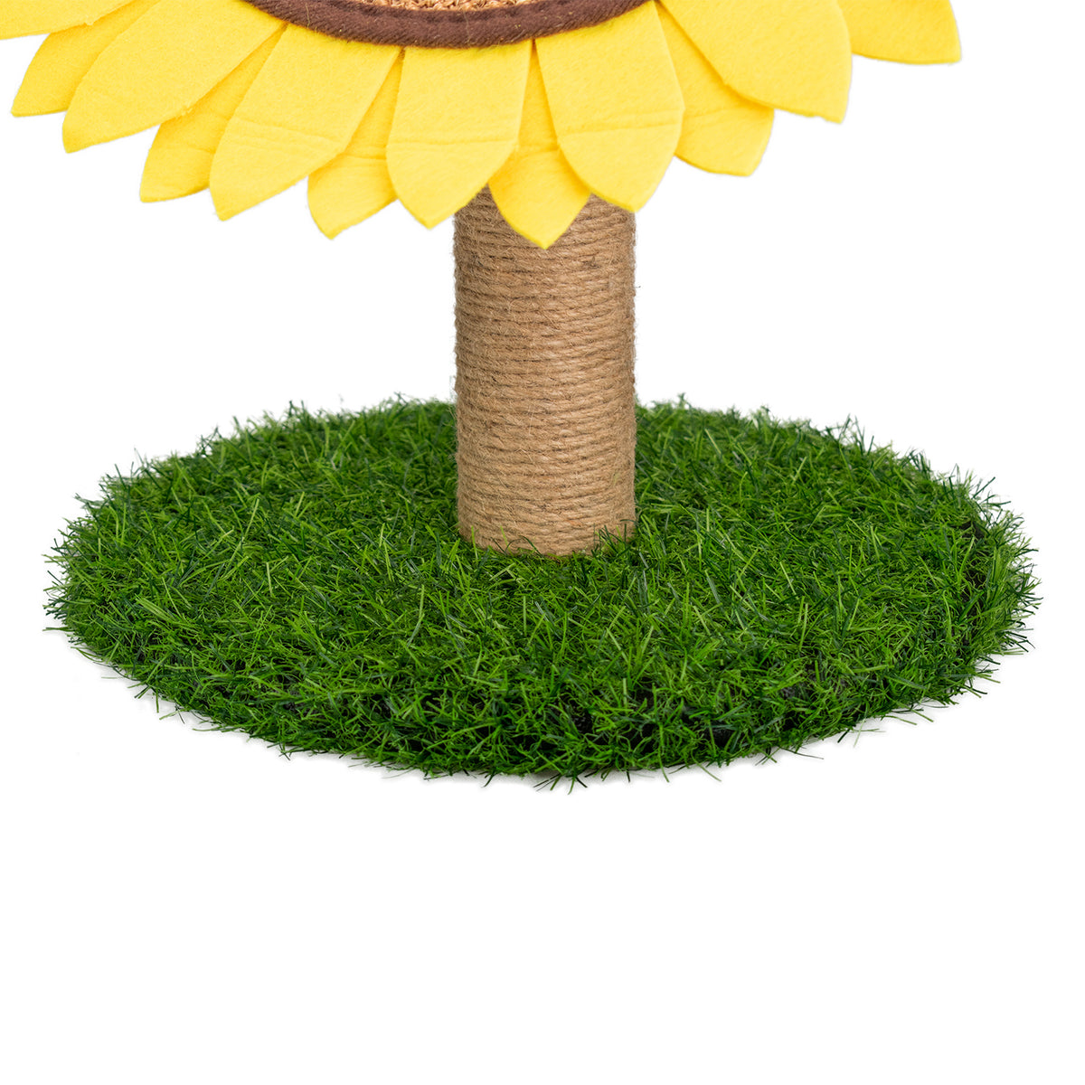 AQPET FRIENDS Sunflower Cat Scratching Post 50 cm for Cats - Play, Relax & Fun