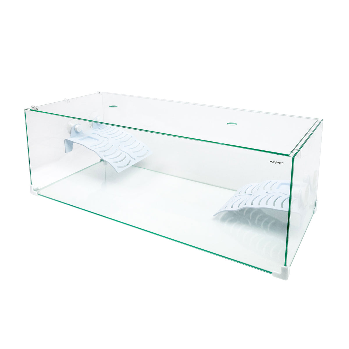 AQPET TARTARUGHIERA IN VETRO TORTUGA 80 - 80X35X28 CM CON ISOLOTTO