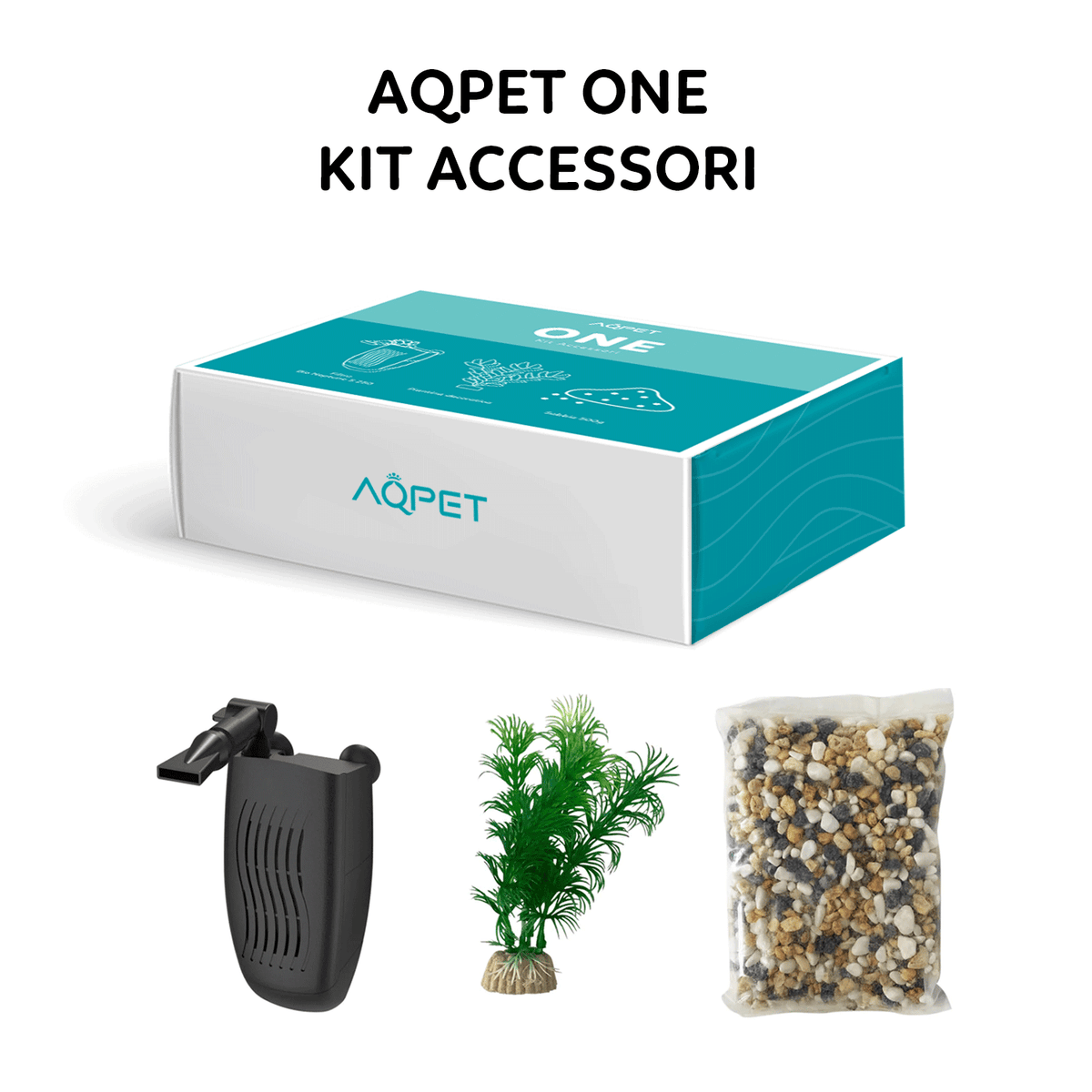 AQPET ONE MINI GLASS AQUARIUM 20 LT 36x22x26h