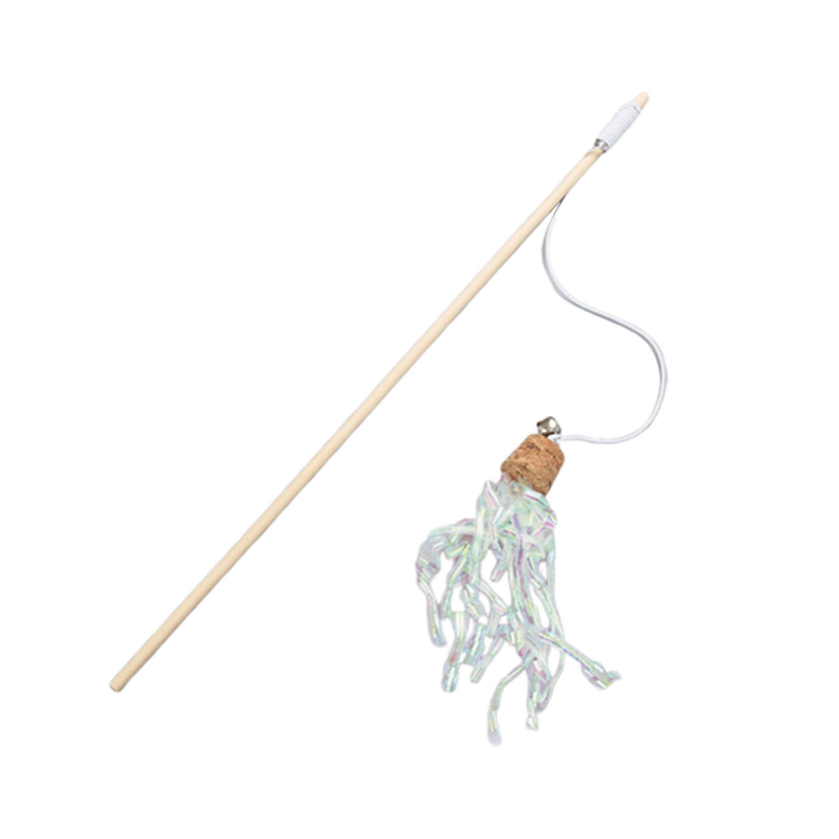 AQPET FRIENDS Cat Toy Wand With Tassel And Bell - 40 Cm Cat Toy