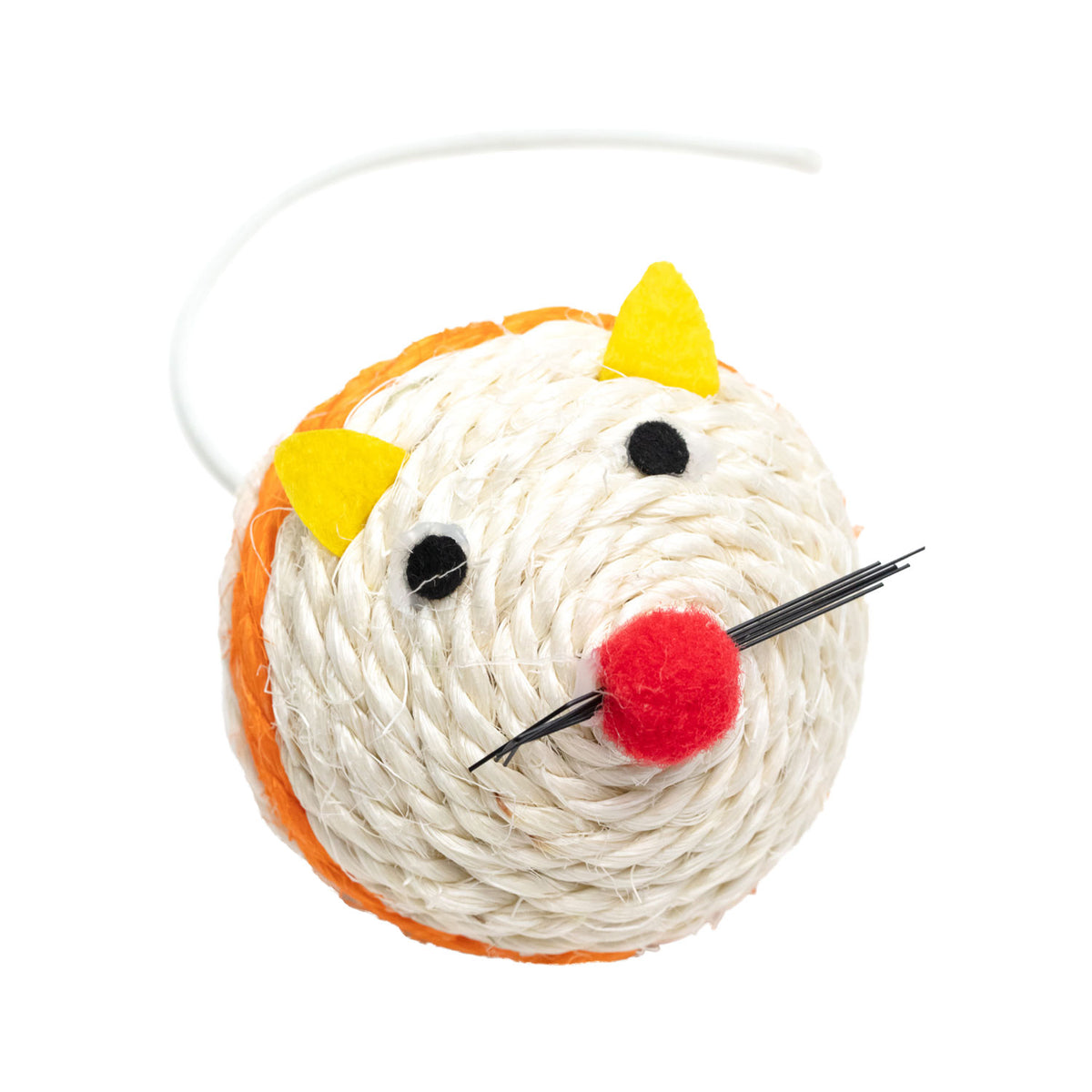 AQPET FRIENDS Sisal Cat Toy Mouse - 6x18 cm Cat Toy