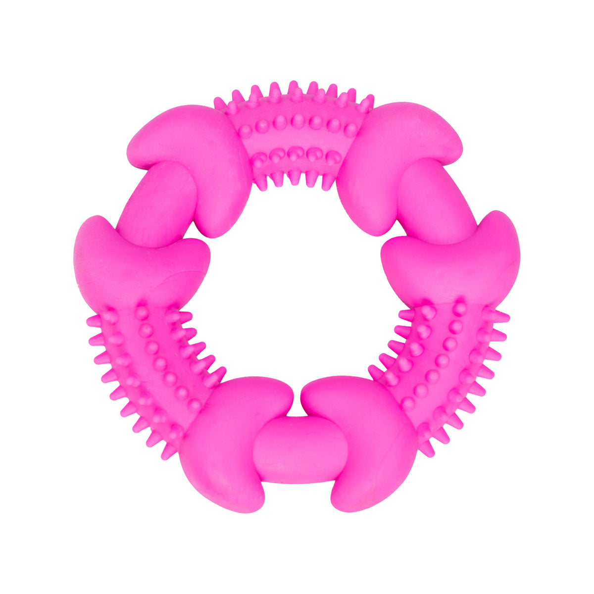 AQPET FRIENDS AQPET Giochi Per Cane Dental Donut Di Gomma 11 X 3 Cm Gioco Per Cani Divertimento Pet