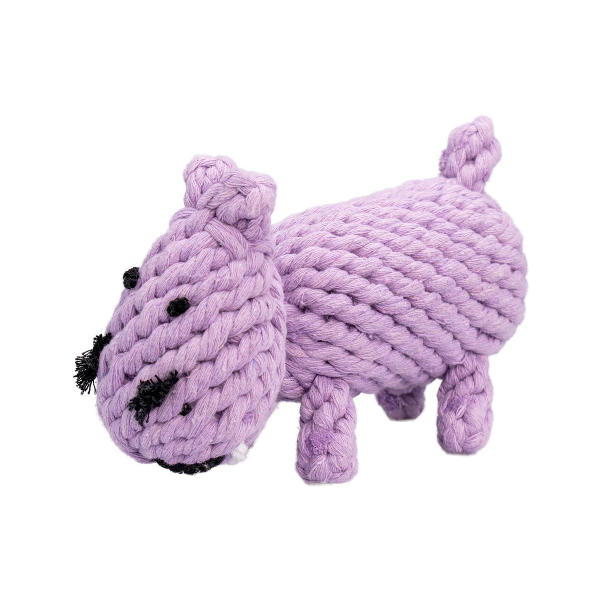 AQPET FRIENDS AQPET Giochi Per Cane Rope Ippopotamo Di Corda In Cotone 18 X 12 Cm Gioco Per Cani Divertimento Pet