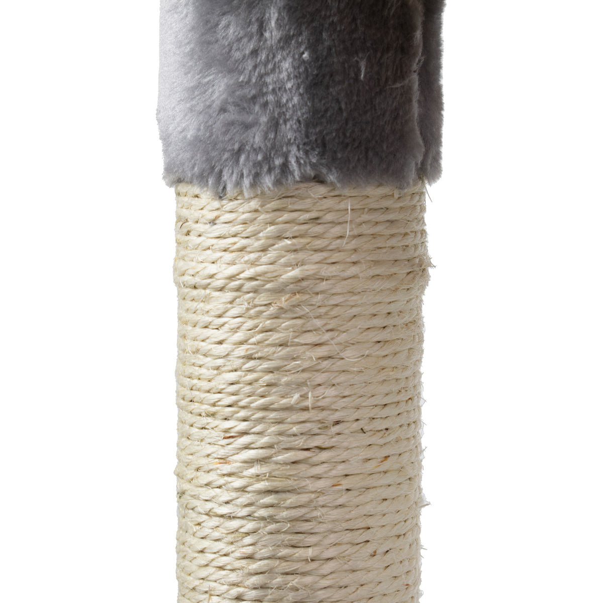 AQPET FRIENDS Amsterdam 112 cm Cat Scratcher with Cat Bed, Tree, Playground, Game, Scratch Post for Cat, Grey