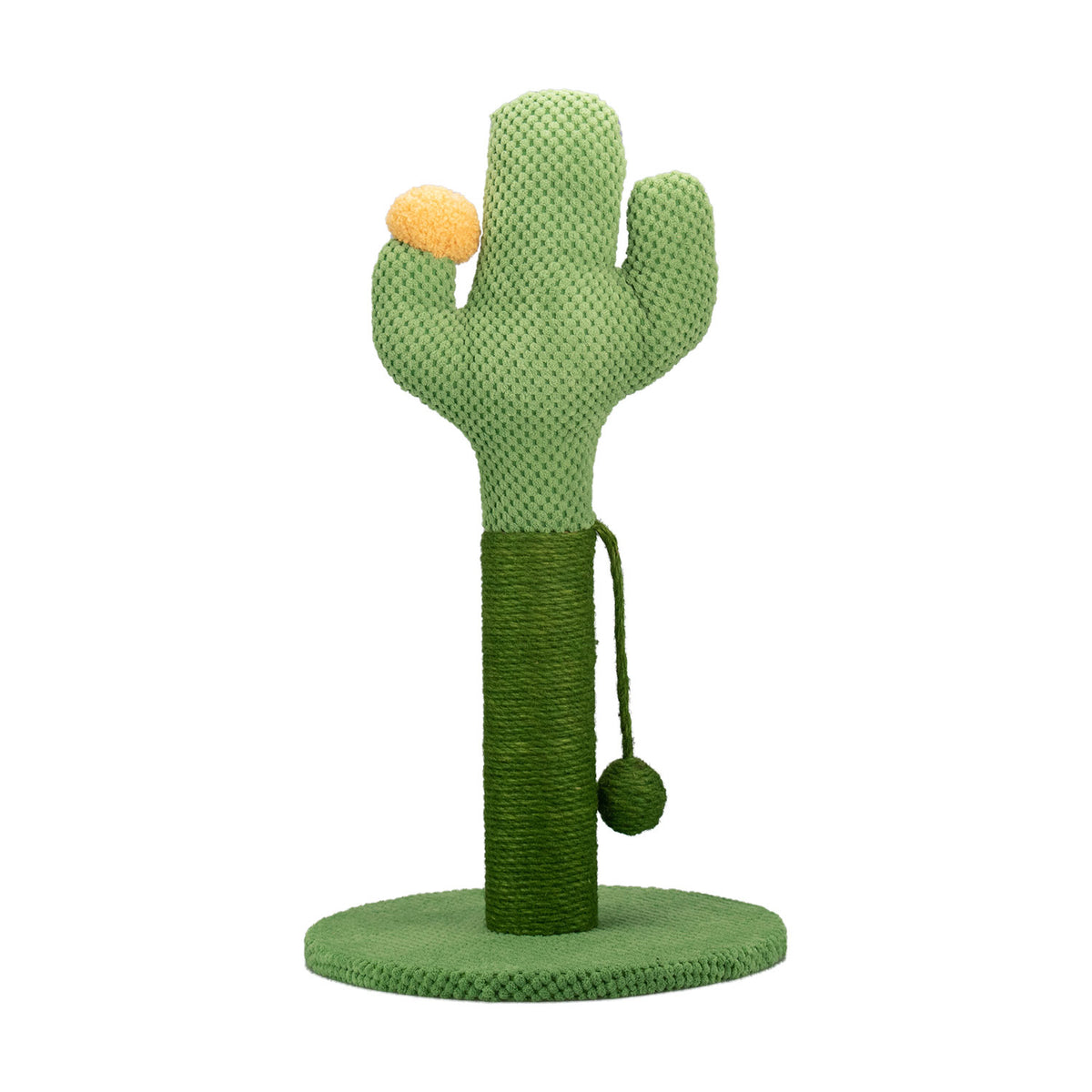 AQPET FRIENDS Cactus Cat Scratcher 54 cm with Cat Bed Cat Tree Play Area Game Scratching Post for Cat, Green