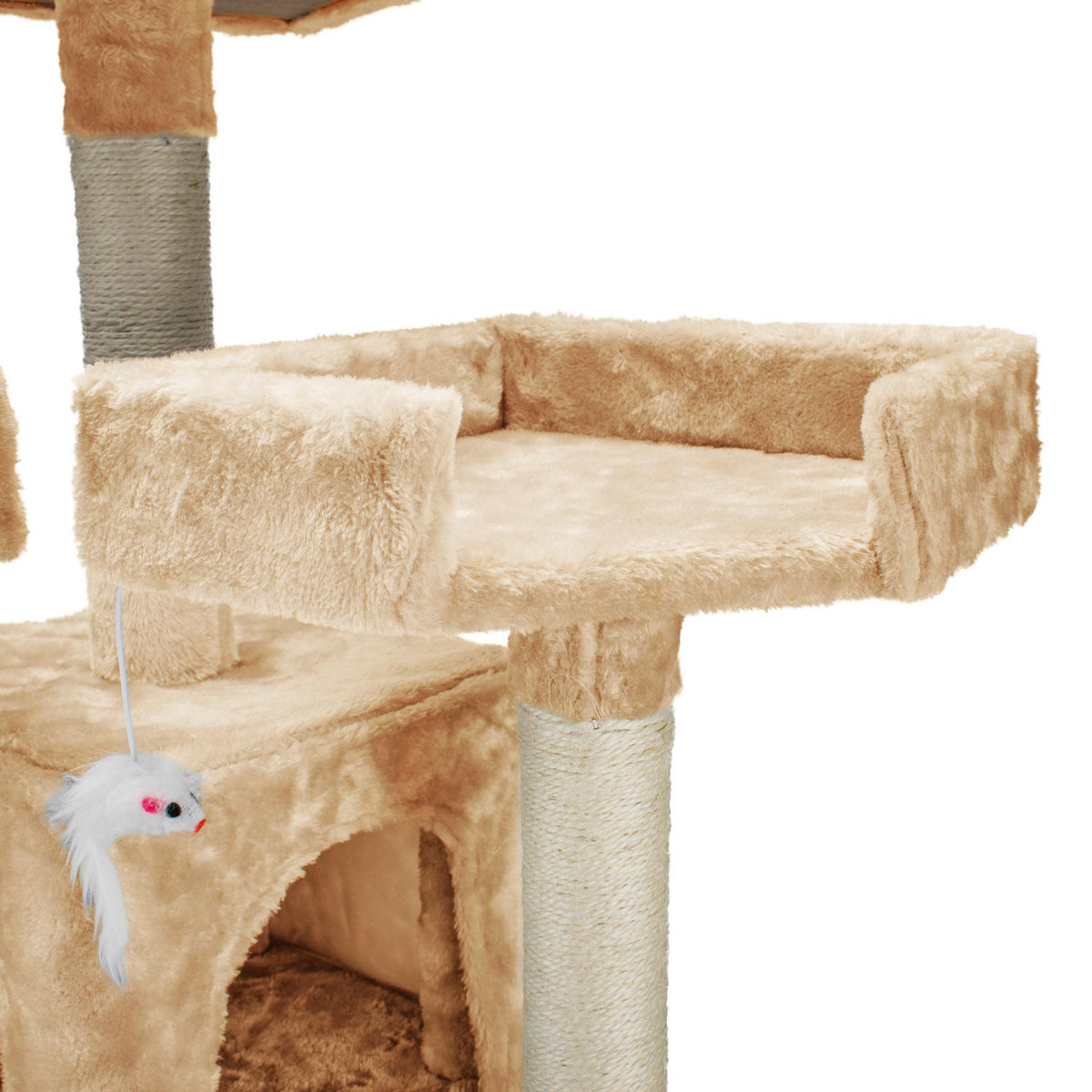 AQPET FRIENDS Manhattan Cat Scratcher in Sisal 170 cm for Cats Relaxation and Fun