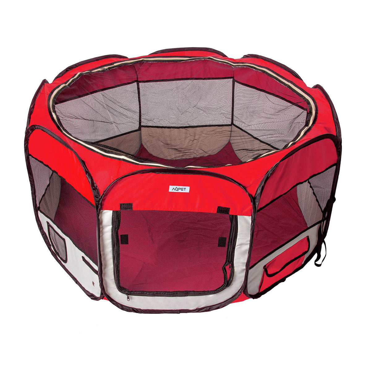 AQPET FRIENDS Pet Playpen for Dogs and Cats, Puppies, Foldable, Waterproof Fabric, 115x60 cm