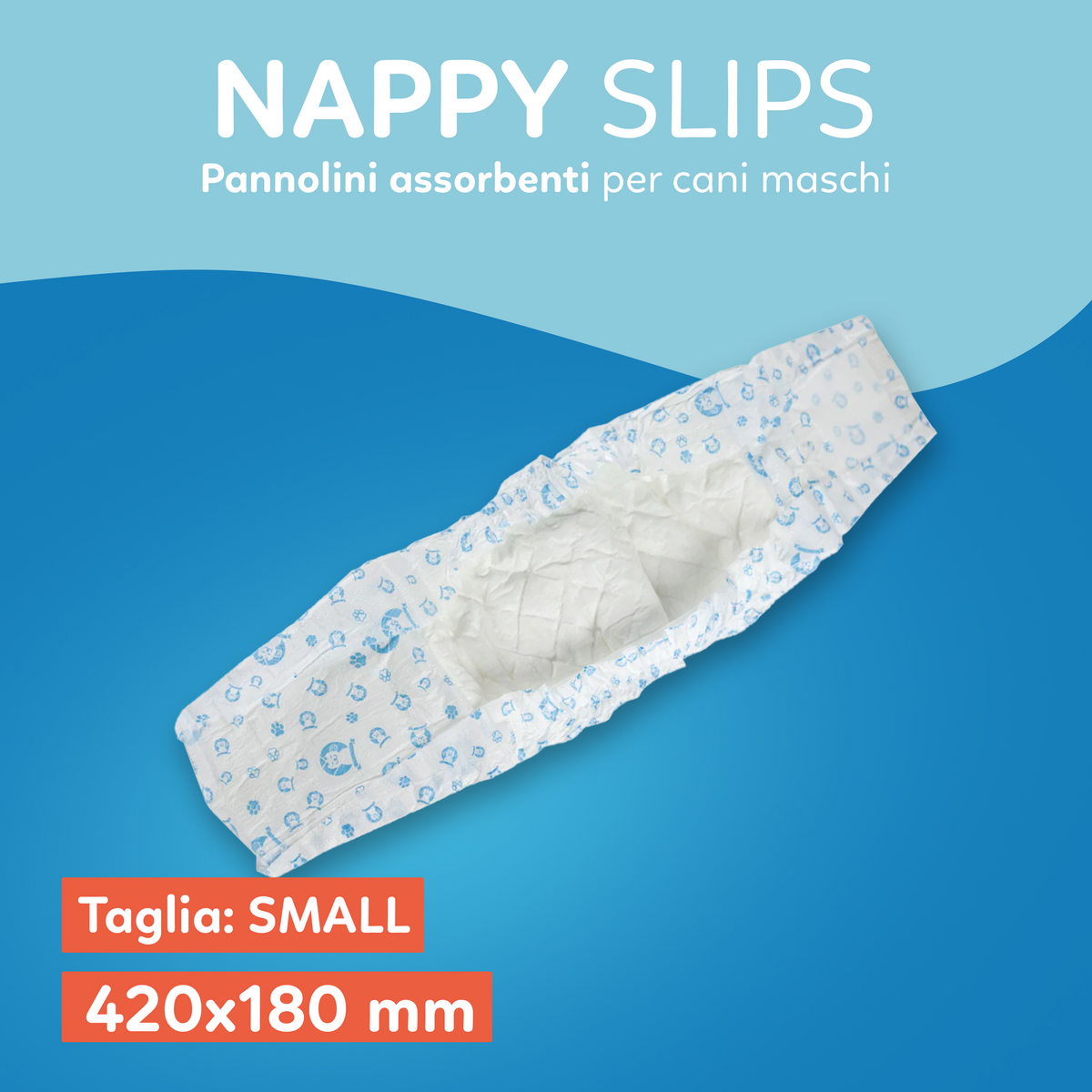AQPET FRIENDS Nappy Slips Male Dog Diapers 36 Pieces Absorbent Daily Hygiene