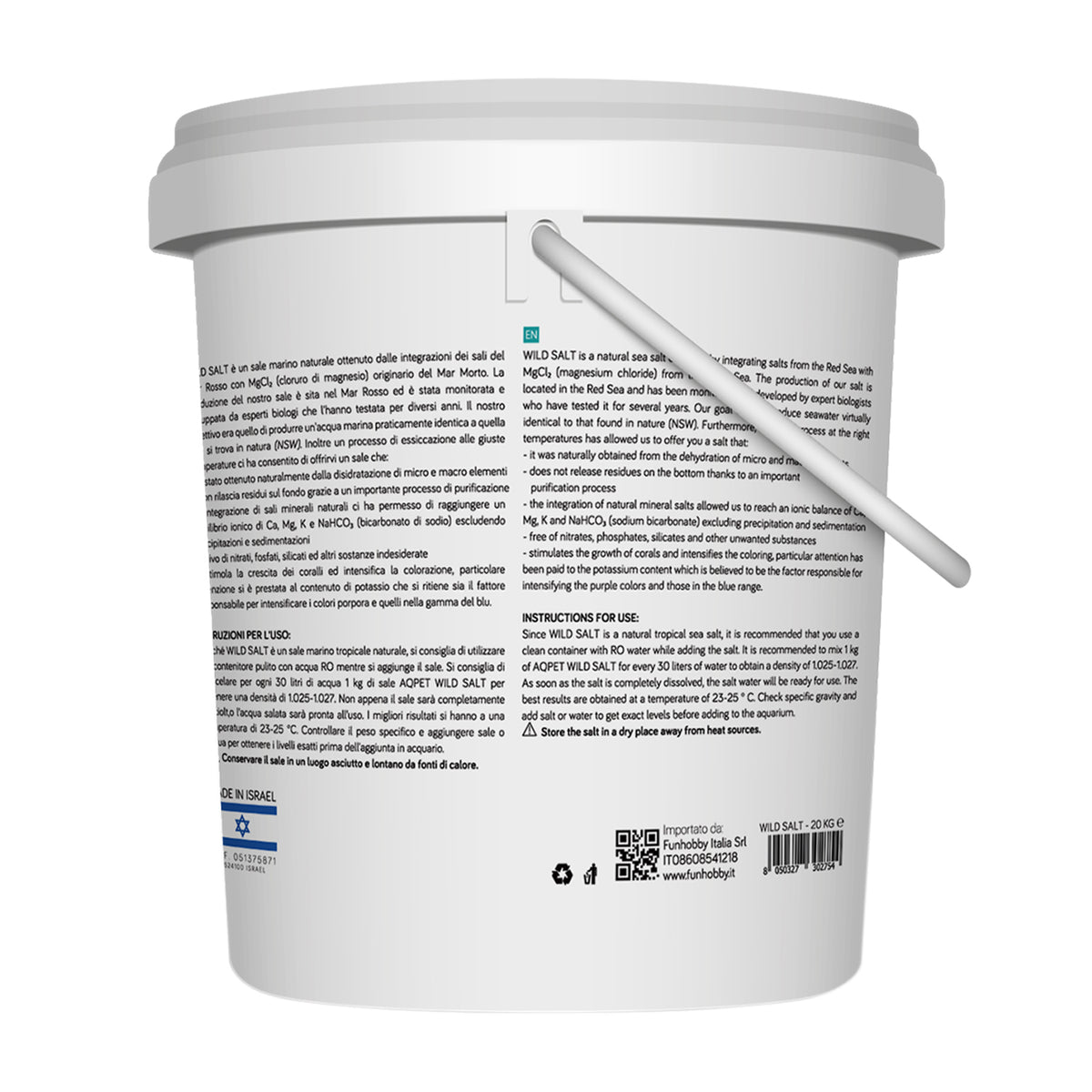 AQPET WILD SALT SALE NATURALE 20 KG