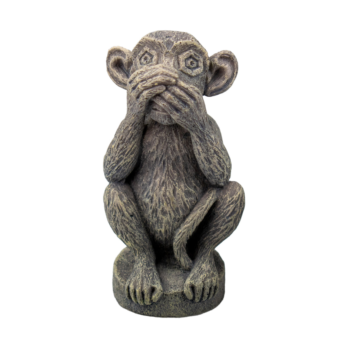 AQPET DECORART AQUARIUM DECORATIONS MOD. MONKEY I DON'T SPEAK 5.5*5.5*10.5