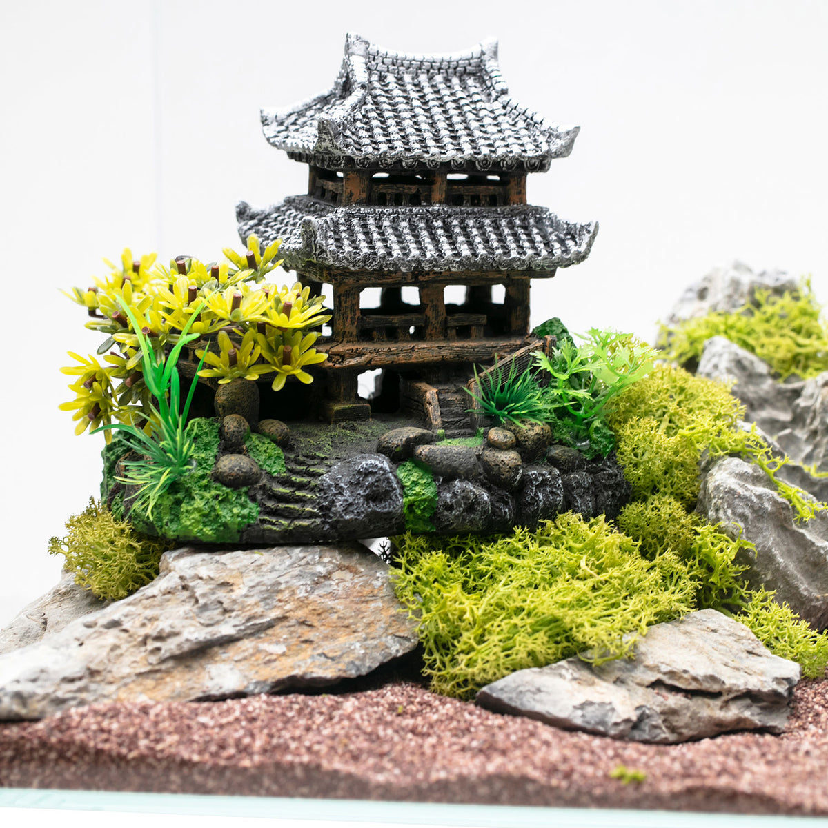 AQPET DECORART DECORI PER ACQUARI MOD. JAPAN TEMPLE 20*13.5*16