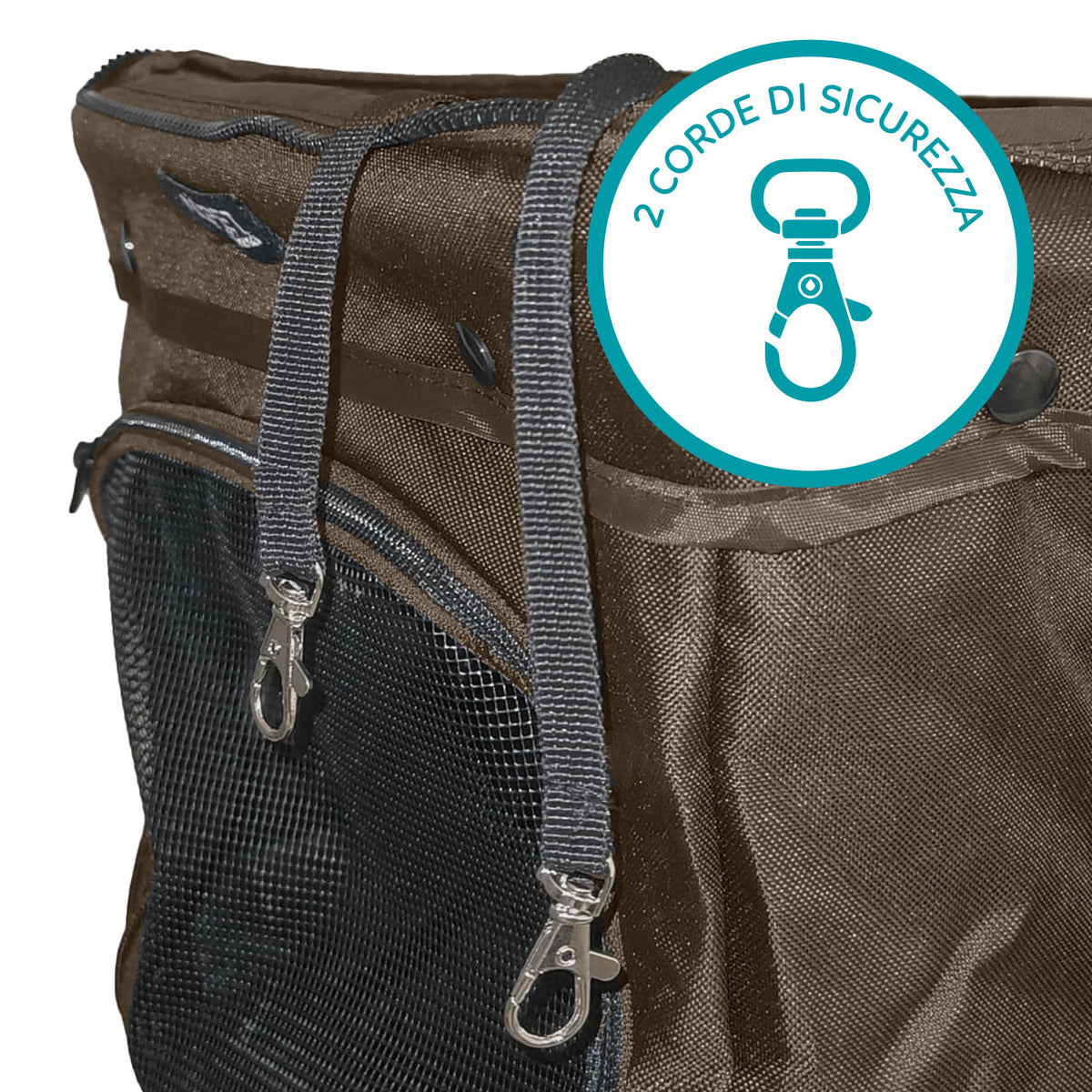 AQPET FRIENDS Passeggino Comodo E Pratico Per Cani Taglia Media / Piccola Per Cani E Gatti Viaggio Sicuro
