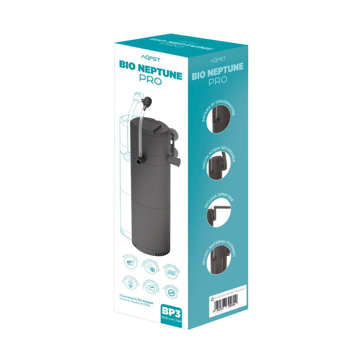 AQPET BIONEPTUNE PRO INTERNAL FILTER - W/FILTERING MATERIALS (EXCL. TUBE AND SPRAY BAR)