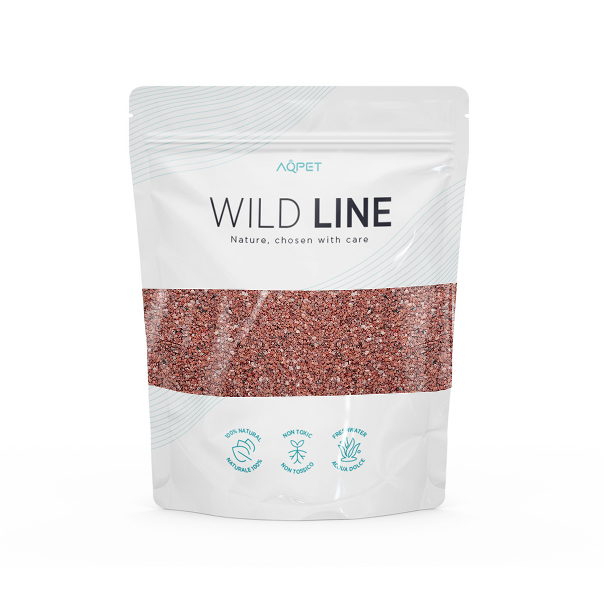AQPET WILD SAND NATURAL SAND 5 KG - RED BRICK
