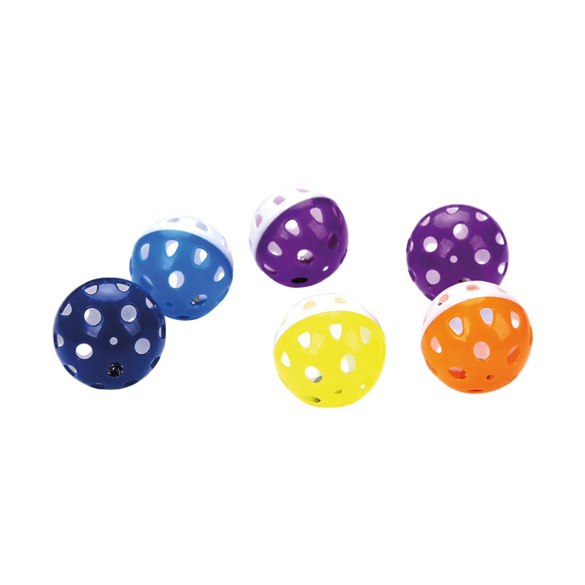 AQPET FRIENDS Cat Toy Plastic Ball with Rattle - 4 cm Cat Toy