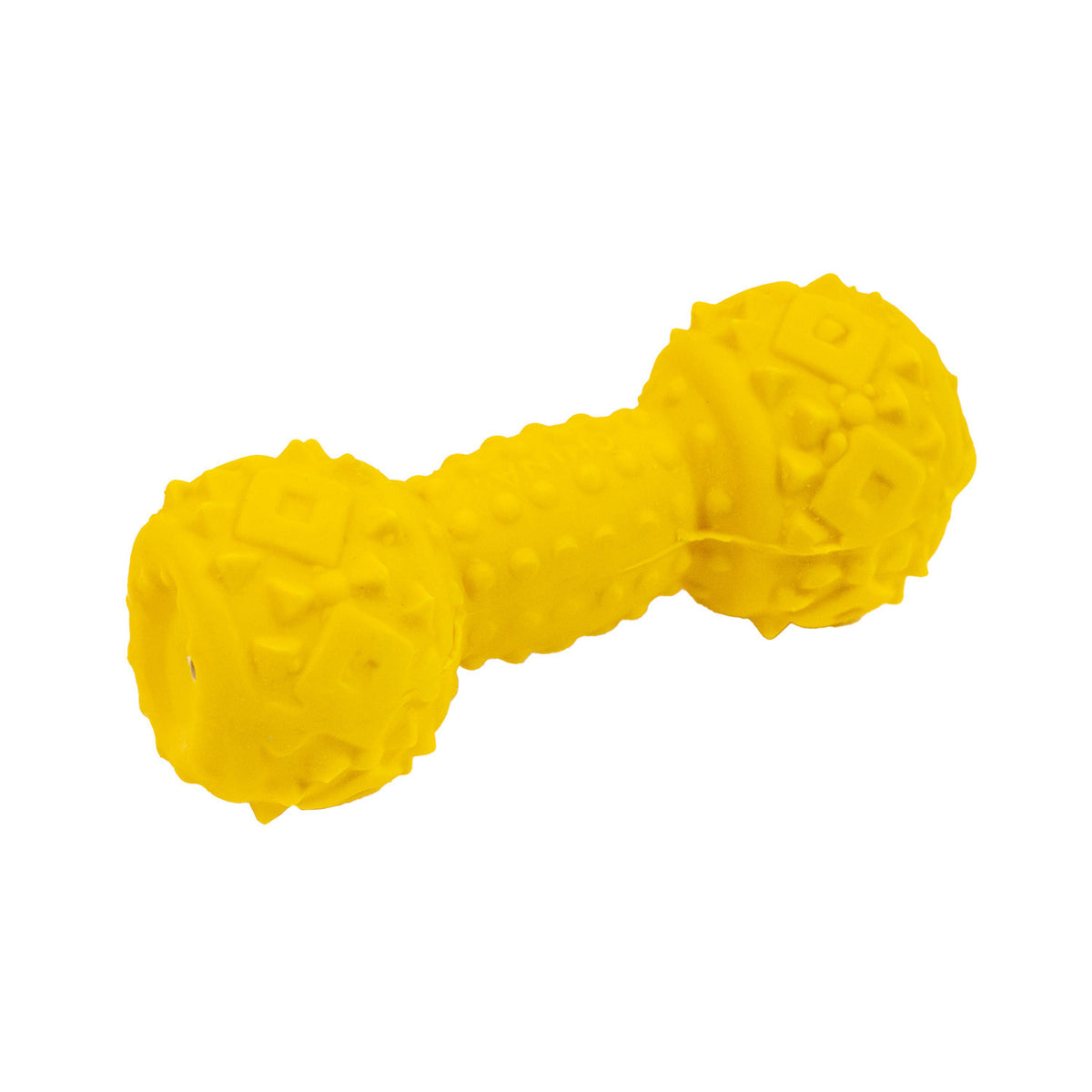 AQPET FRIENDS Dog Toy Latex Rubber Bone with Squeaker Colored Dog Play Fun Pet