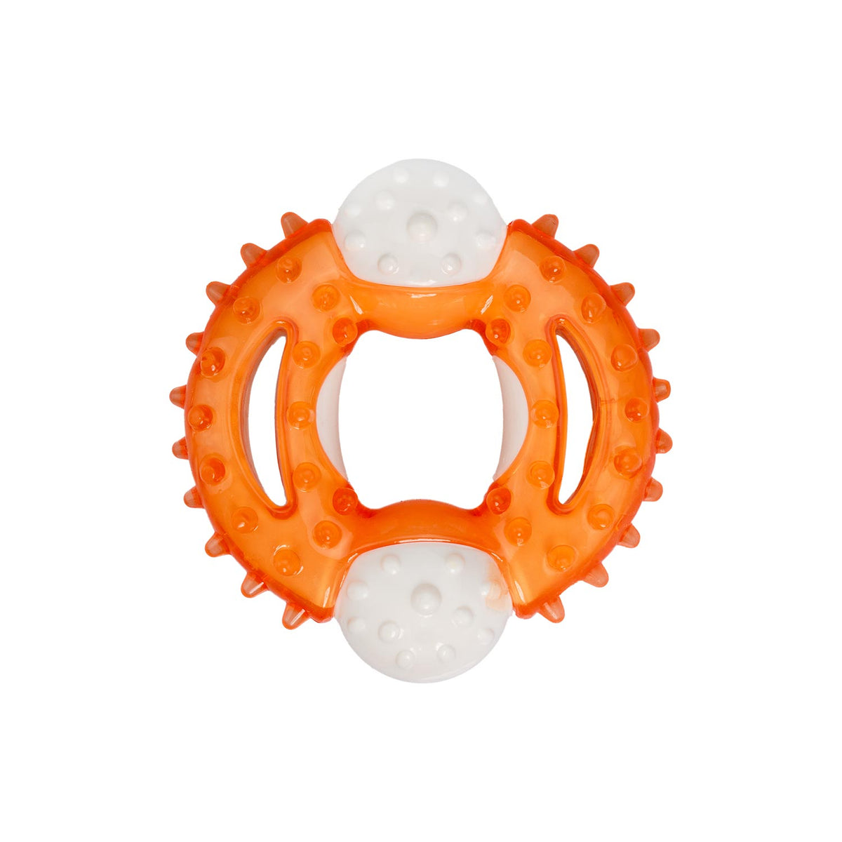 AQPET FRIENDS AQPET Giochi Per Cane Strong Donut Di Gomma 10.5 X 10 X 2.5 Cm Gioco Per Cani Divertimento Pet