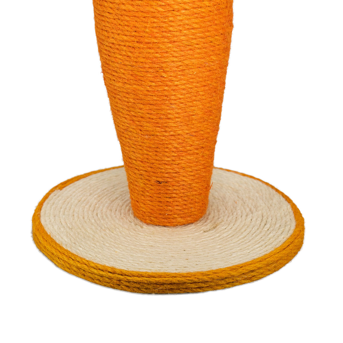 AQPET FRIENDS Carrot Cat Scratcher 30 cm with Cat Bed Cat Tree Playground Scratching Post for Cat, Orange