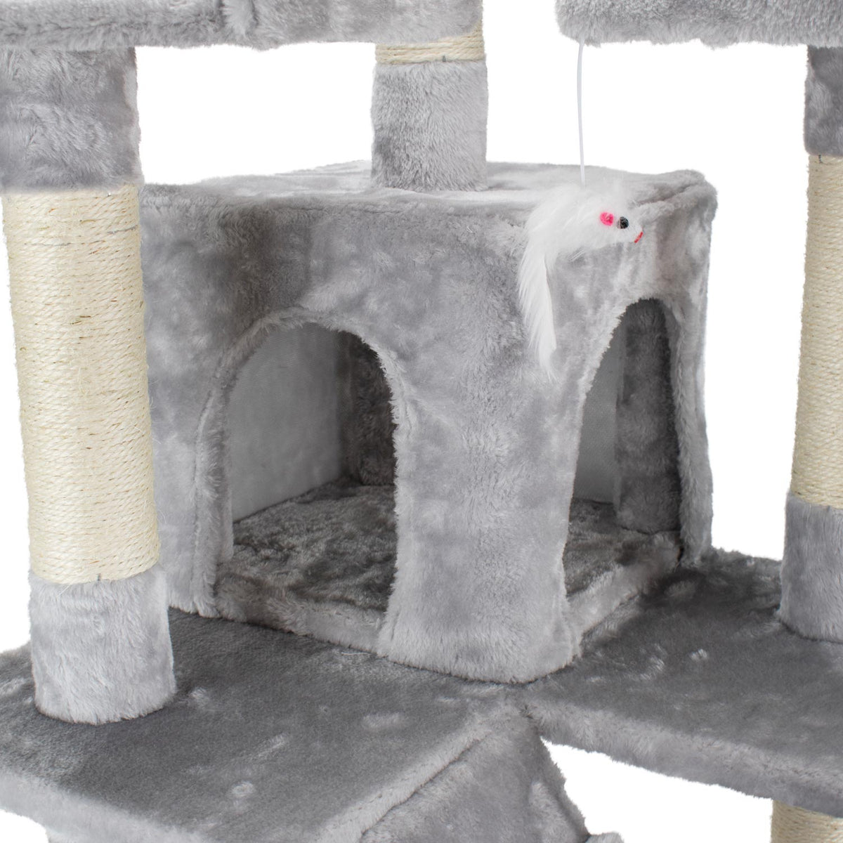 AQPET FRIENDS Manhattan Cat Scratcher in Sisal 170 cm for Cats Relaxation and Fun