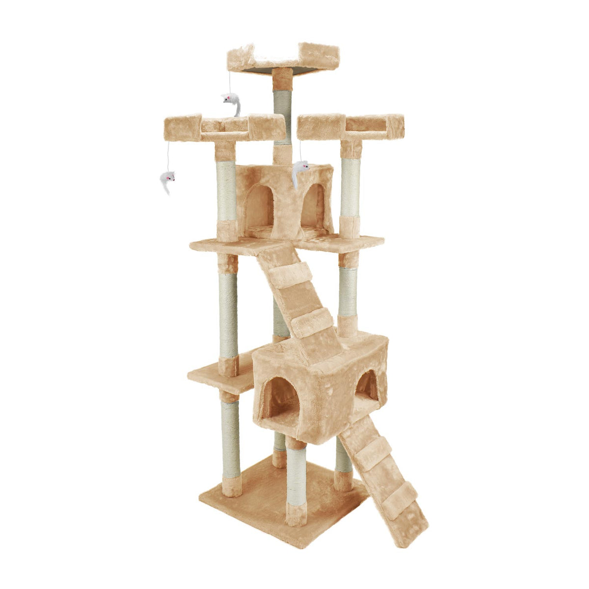 AQPET FRIENDS Manhattan Cat Scratcher in Sisal 170 cm for Cats Relaxation and Fun