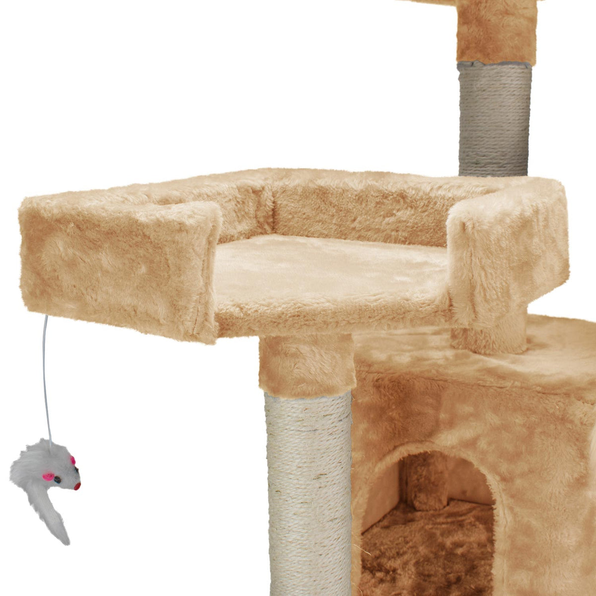 AQPET FRIENDS Manhattan Cat Scratcher in Sisal 170 cm for Cats Relaxation and Fun