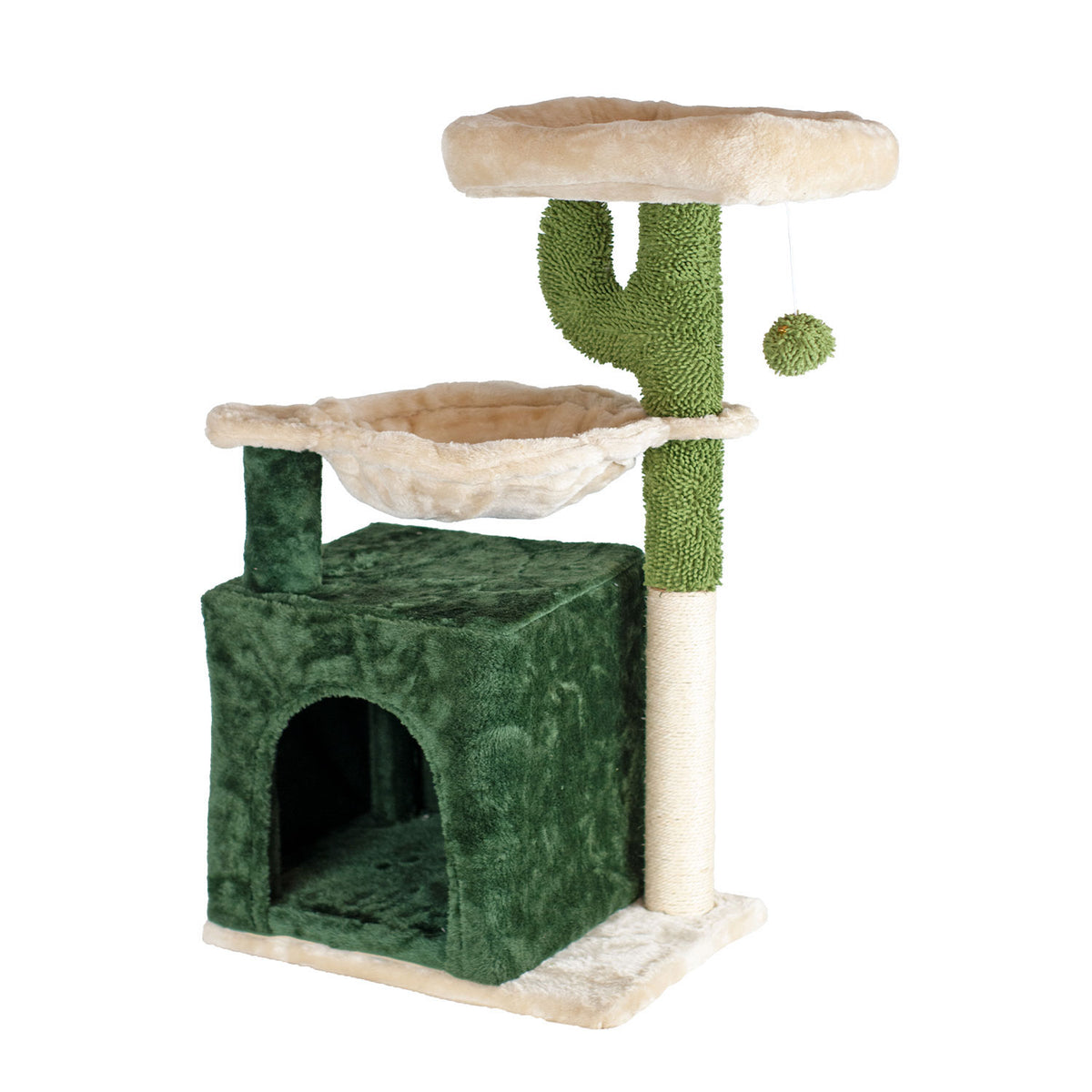AQPET FRIENDS Mexico Cat Scratcher 40X30X75 Cm For Cats Play Cat Relaxation And Fun
