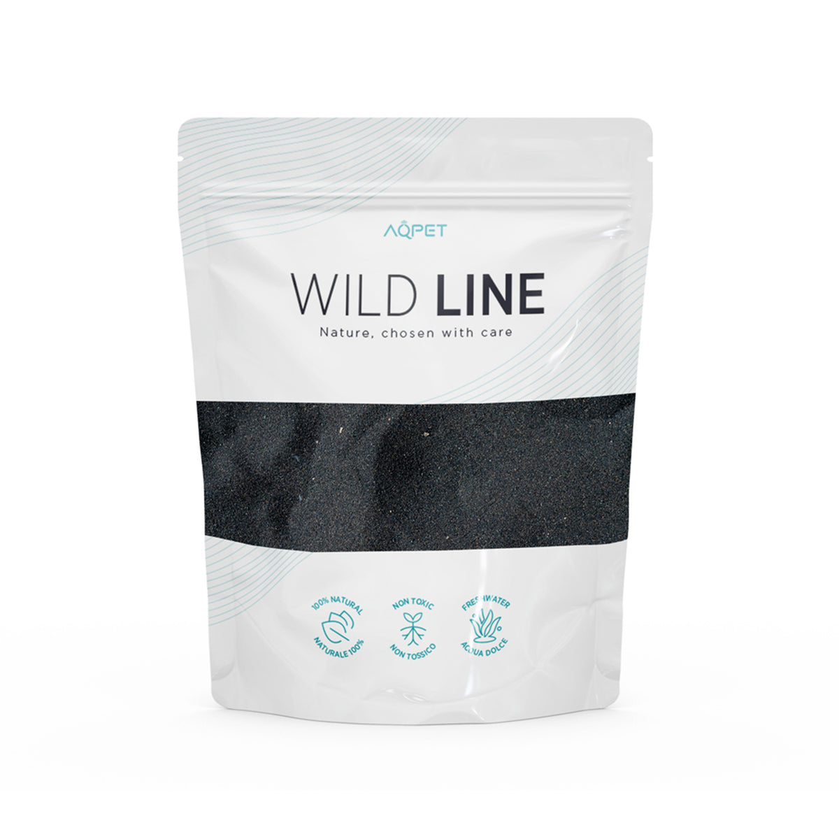 AQPET WILD SAND NATURAL SAND 5 KG - BLACK INK