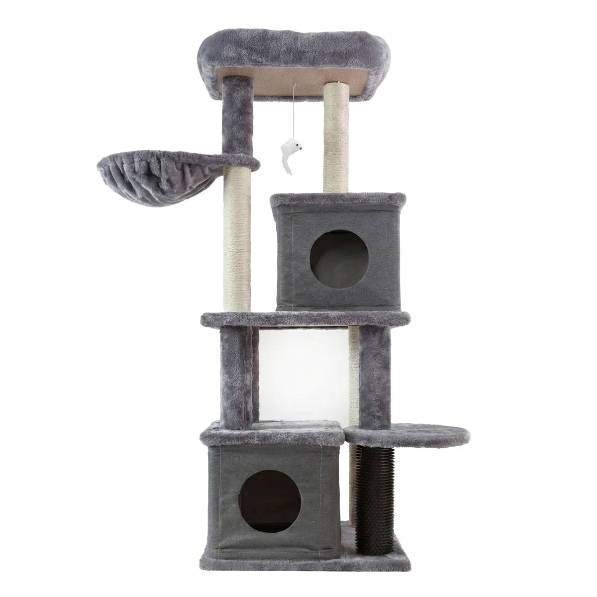 AQPET FRIENDS London Cat Scratcher 48X44X125 Cm H For Cats Game Cat Relax And Fun Toy